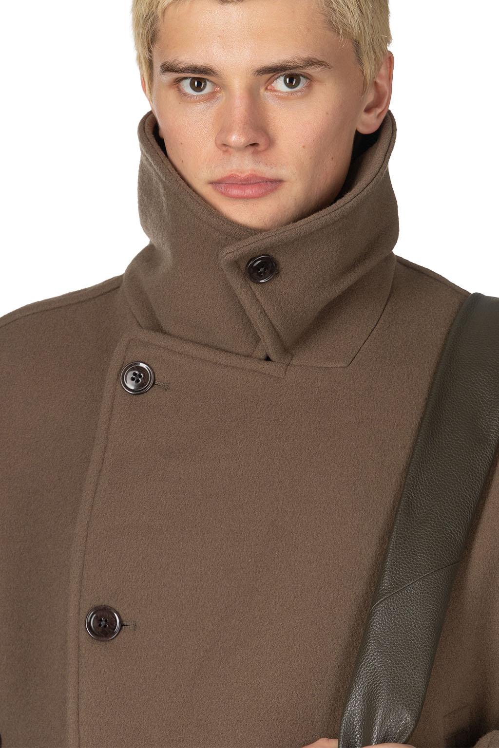 Lemaire - Boxy Peacoat - Dark Squirrel